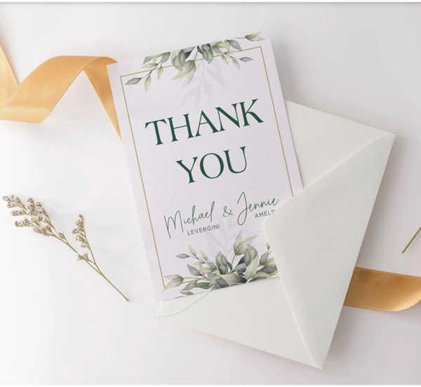  Wedding Thank You Cards 